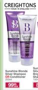 Creightons Sunshine Blonde Silver Shampoo Or Conditioner-200ml Each