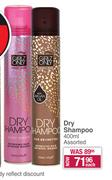 Girlz Only Dry Shampoo Assorted-400ml Each