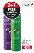 Fiesta Hair Spray Assorted-300ml Each