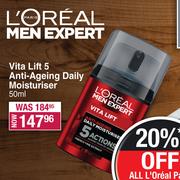 L'Oreal Men Vita Lift 5 Anti Ageing Daily Moisturiser-50ml