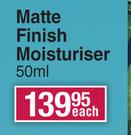 Nivea Men Matte Finish Moisturiser-50ml Each