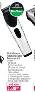 Wahl MultiGroom Rechargeable Trimmer Kit