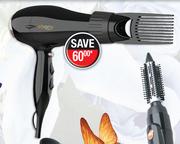Ebony By Carmen Power Comb Hairdryer 2000W 225019
