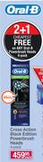 Oral-B Cross Action Black Edition Powerbrush Heads-4 Per Pack