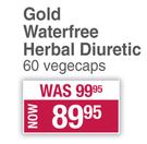 Gold Waterfree Herbal Diuretic-60 Vegecaps