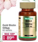 Gold Biotin 500ug-60's Tablets