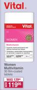 Vital Women Multivitamin-30 Film Coated Tablets
