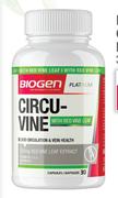 Biogen Circuvine With Red Vine Leaf-30 Capsules
