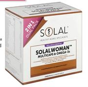 SolalWoman Multicaps And Omega-3s-120 Multicaps + 60 Softgel Capsules
