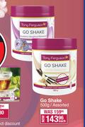 Tony Ferguson Go Shake (Assorted)-500g Each