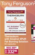 Tony Ferguson Thermoburn With Sinetrol XPUR Fat  Burning Solution-60 Capsules 