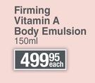 Dermastine Firming Vitamin A Body Emulsion-150ml Each