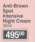 Uriage Eau Thermale Depiderm Anti Brown Spot Intensve Night Cream-30ml