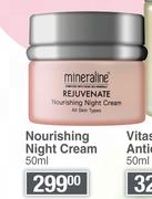 Mineraline Rejuvenate Nourishing Night Cream-50ml