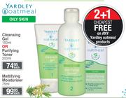 Yardley Oatmeal Oily Skin Mattifying Moisturiser-75ml Each