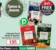 Lifestyle Food Herbs & Spices Assorted-10g/40g/50g Each