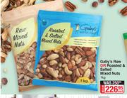 Gaby's Raw Or Roasted & Salted Mixed Nuts-1Kg Each