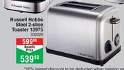 Russell Hobbs Steel 2 Slice Toaster