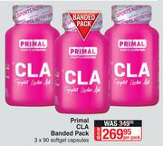 Primal CLA Banded Pack-3x90 Softgel Capsules Per Pack