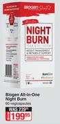 Biogen All-In-One Night Burn-60 Vagicapsules