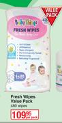 Baby Things Fresh Wipes Value Pack 480 Wipes-Per Pack