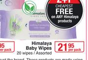 Himalaya Baby Wipes 20 Wipes / Assorted-Per Pack