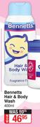 Bennetts Hair & Body Wash-400ml