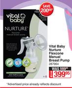 Vital Baby Nurture Flexcone Manual Breast Pump