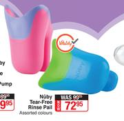 Nuby Tear-Free Rinse Pail (Assorted Colours)