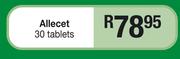 Allecet 30 Tablets