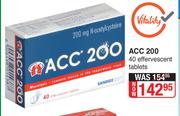 ACC 200 40 Effervescent Tablets