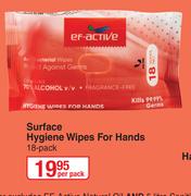 EF-Active Surface Hygiene Wipes For Hands 18 Pack-Per Pack