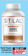 Solal Super Colostrum 120 Capsules