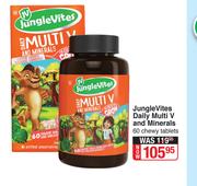 Jungle Vites Daily Multi V 7 Minerals 60 Chew Tablets