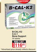 B-Cal-K2 5 In 1 Bone Support 30 Tablets