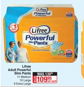 Lifree Adult Powerful Slim Pants-Per Pack