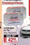 Fisherman's Friend Lozenges In Tin Assorted-40g Each