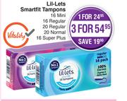 Lil Lets Smartfit Tampons-For 1