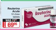 Reuterina Acute 10 Chew Tablets