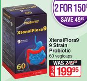 Xtensi Flora9 9 Strain Probiotic 60 Vegicaps
