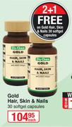 Dis-Chem Gold, Hair, Skin & Nails 30 Softgel Capsules-Each