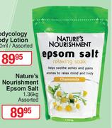 Nature's Nourishment Epsom Salt Assorted-1.36Kg