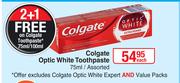 Colgate Optic White Toothpaste Assorted-75ml Each