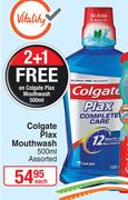 Colgate Plax Mouthwash Assorted-500ml Each