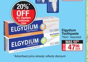 Elgydium Toothpaste Assorted-75ml Each