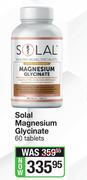 Solal Magnesium Glycinate-60 Tablets