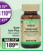 Dis-Chem Gold Plus-120 Coated Tablets
