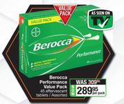 Berocca Performance Value Pack 45 Effervescent Tablets Assorted-Per Pack