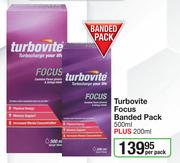Turbovite Focus Banded Pack 500ml Plus 200ml-Per Pack