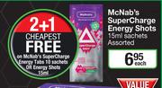 McNab's Super Charge Energy Shots Sachets Assorted-15ml Each